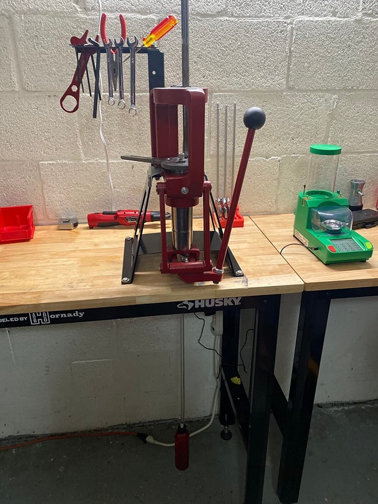 Bench Mount Riser Stand for Hornady Lock-N-Load AP Progressive Reloading Press