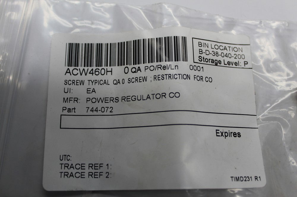 POWER REGULATOR 744-072 SCREW NSNP
