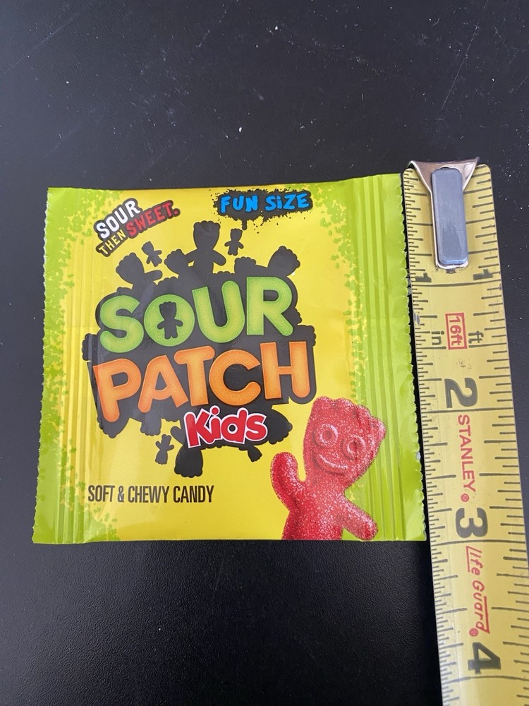 Sour Patch Kids Factory Error EMPTY SEALED Candy Wrapper Bag Not Filled Mistake