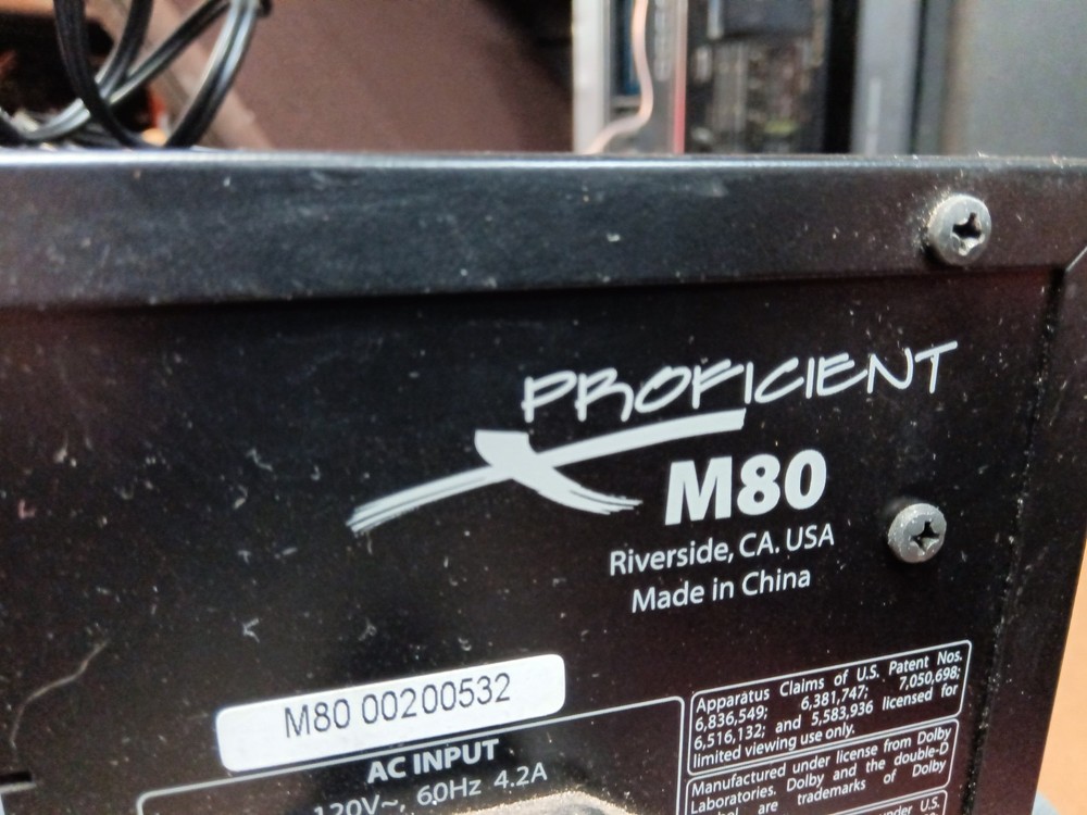 Proficient M80 Audio / Video Receiver Tested Working