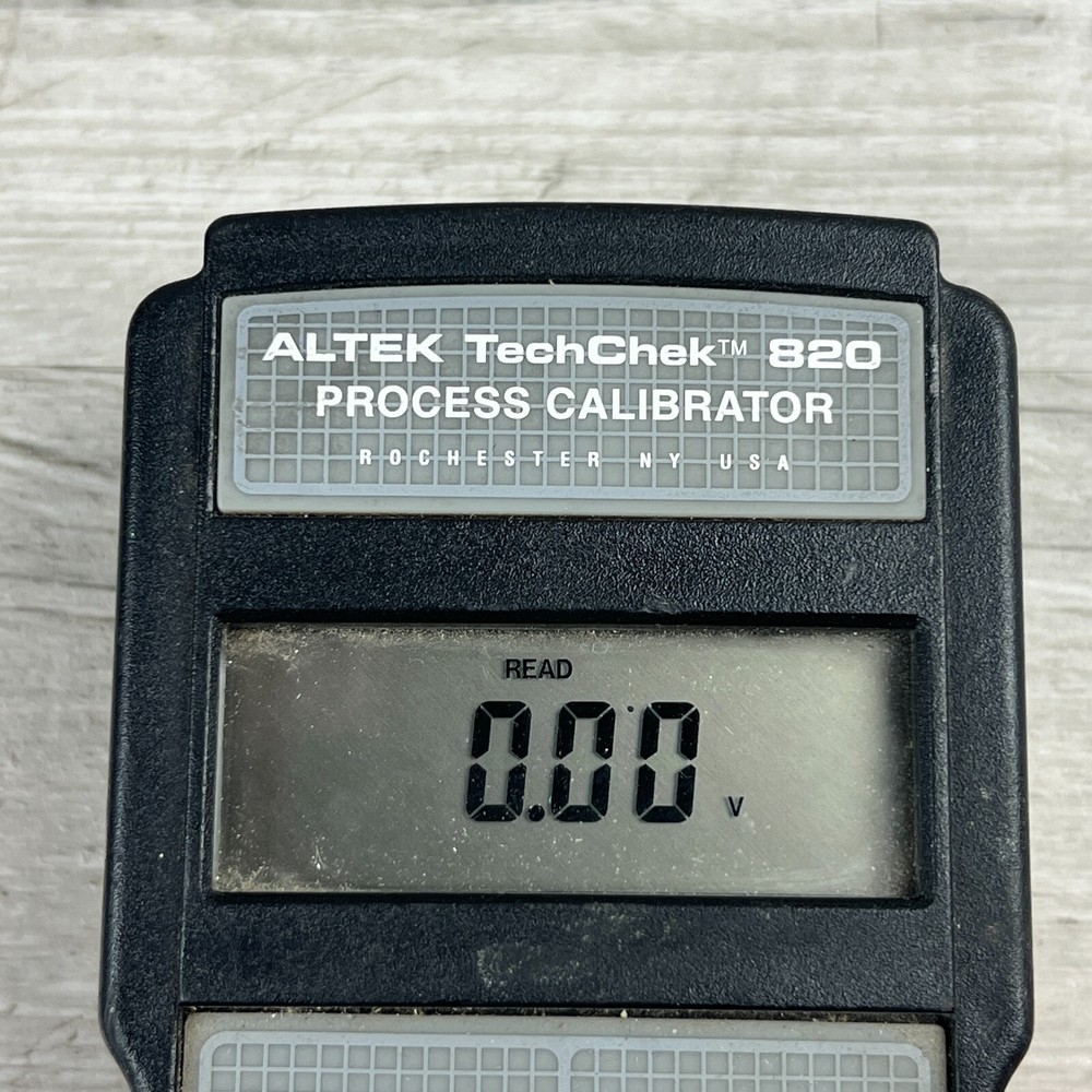 ALTEK TechChek 820 PROCESS CALIBRATOR Read AS IS