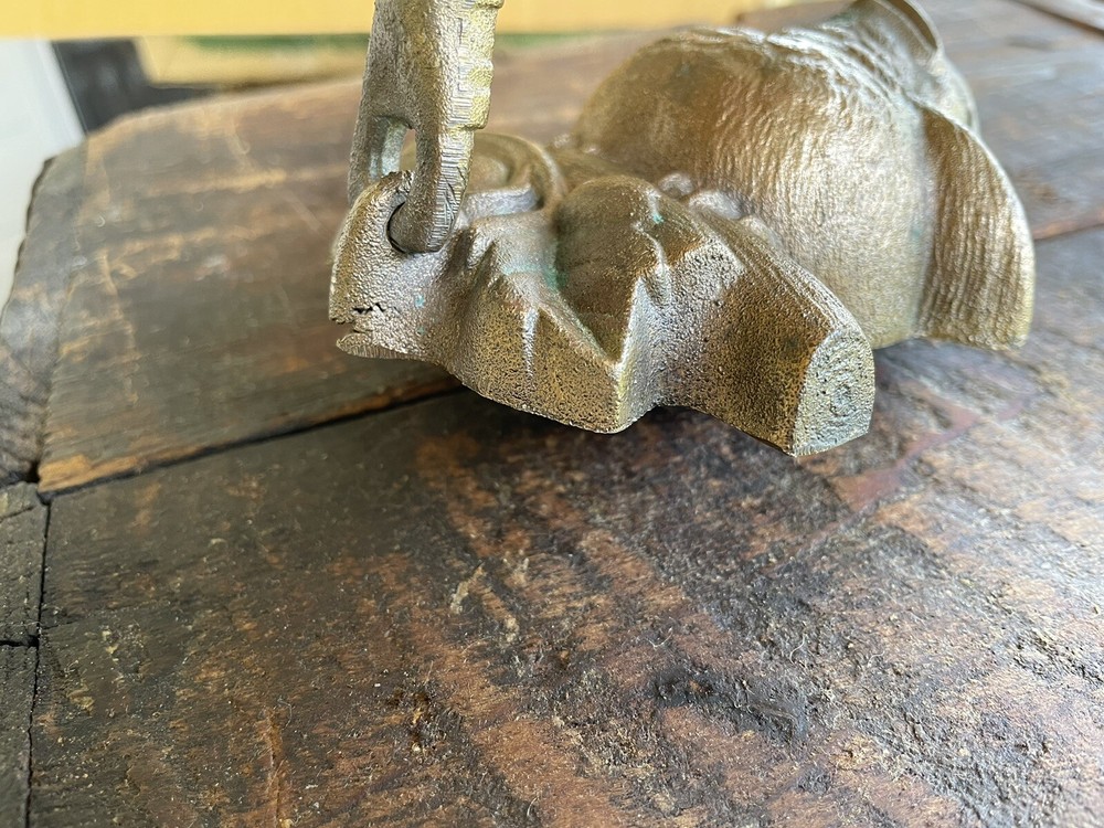 Vintage Solid Brass Bird Door Knocker CARRUTH 1991