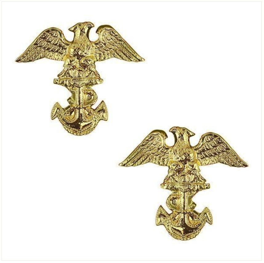 Vanguard NAVY ROTC COLLAR DEVICE: MIDSHIPMAN FIRST CLASS