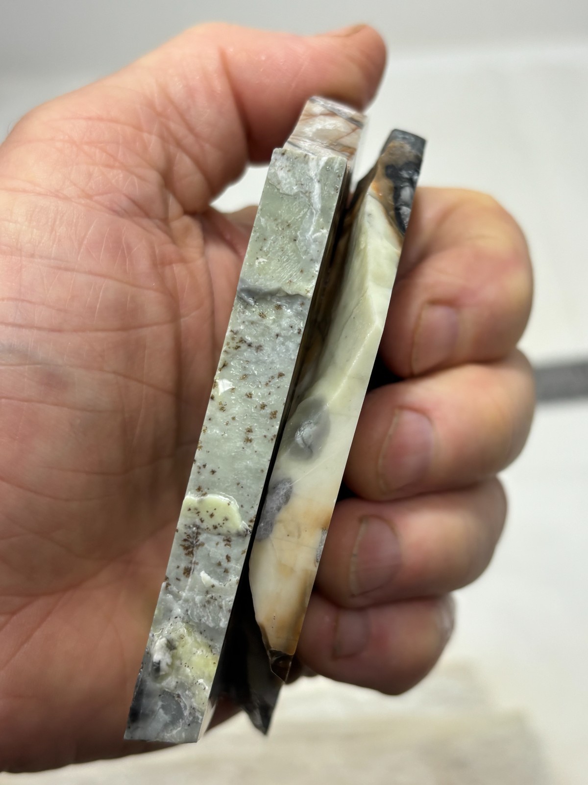 Picasso Marble (Jasper) Slabs Cabbing Lapidary Utah Combo Ship Avail