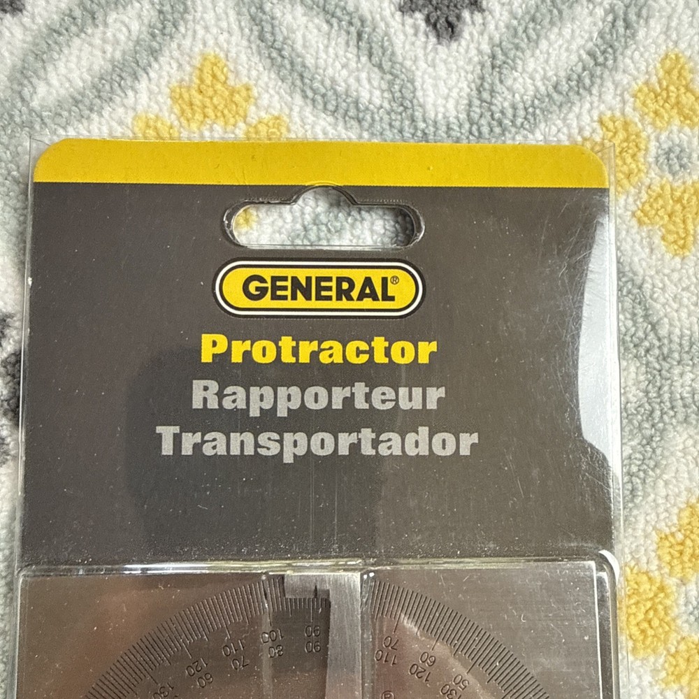General Tools Angle Protractor #17 Stainless Steel NEW