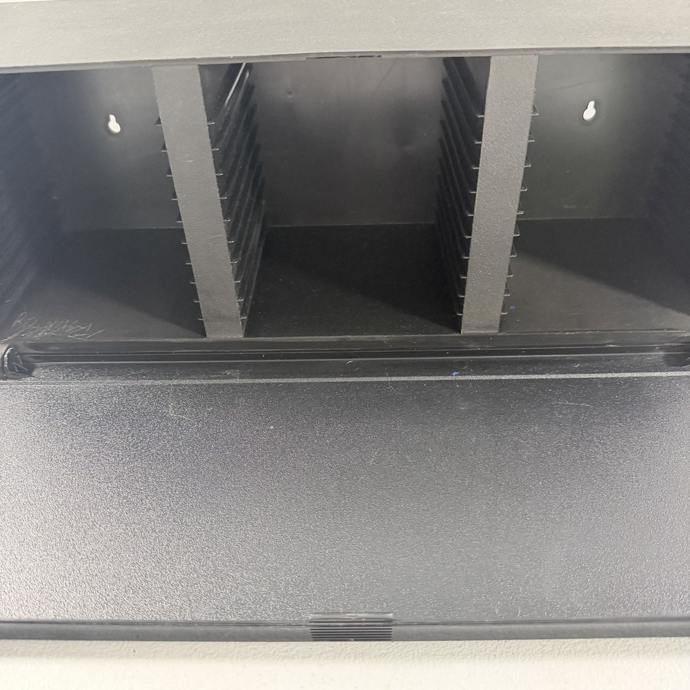 Laserline CD Storage 36 Compact Disc Case Holder Wall Mountable W/Drop Down Door