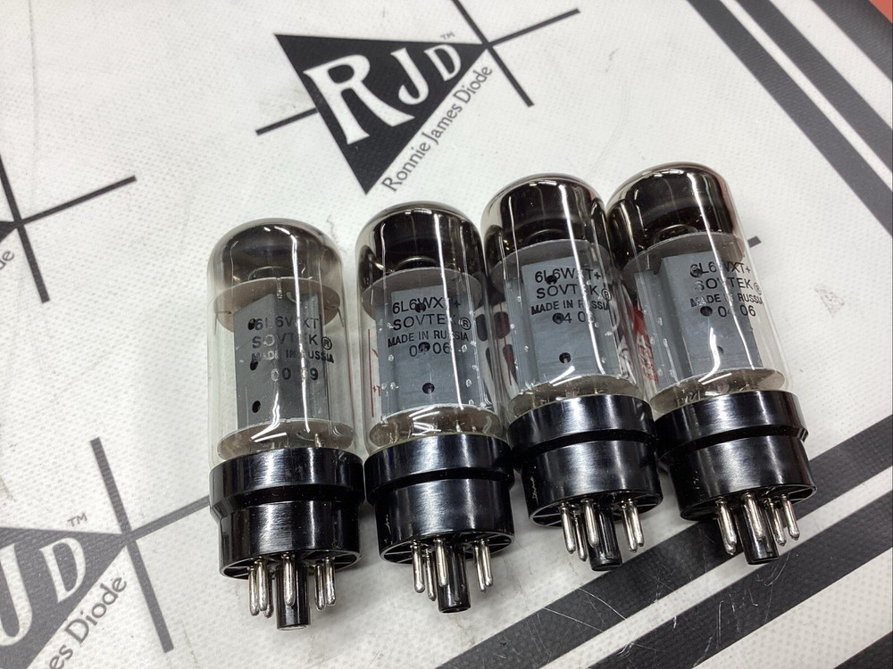 Sovtek 6L6 Power Tubes Tested Lot 4