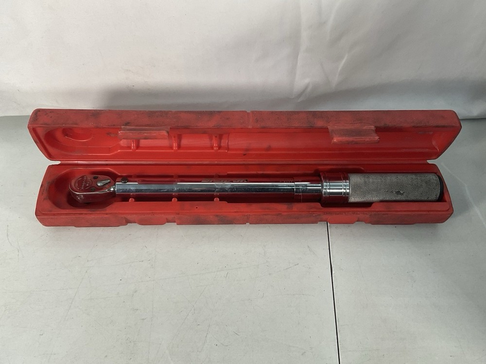AS-IS Snap-On Tools QD2RN50 3/8” Adjustable Click-Type FixedTorque Wrench