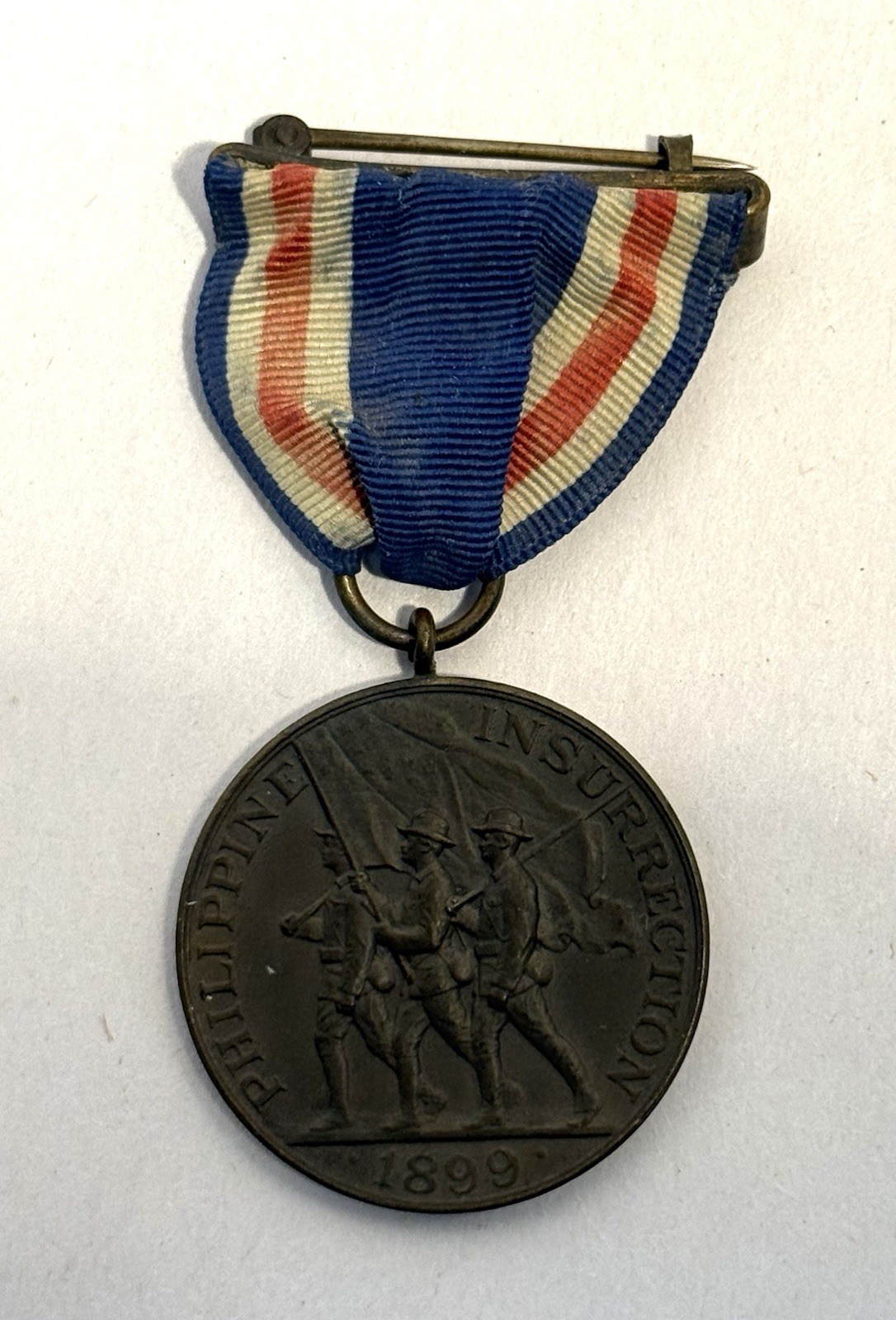 U.S. Phillipine Insurrection 1899 Medal Low No. 877