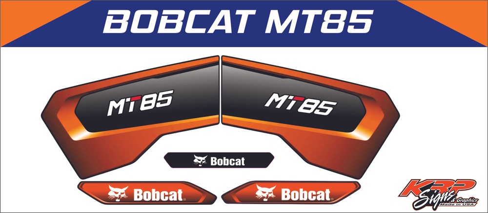 BOBCAT MT 85 Vinyl Decal Set