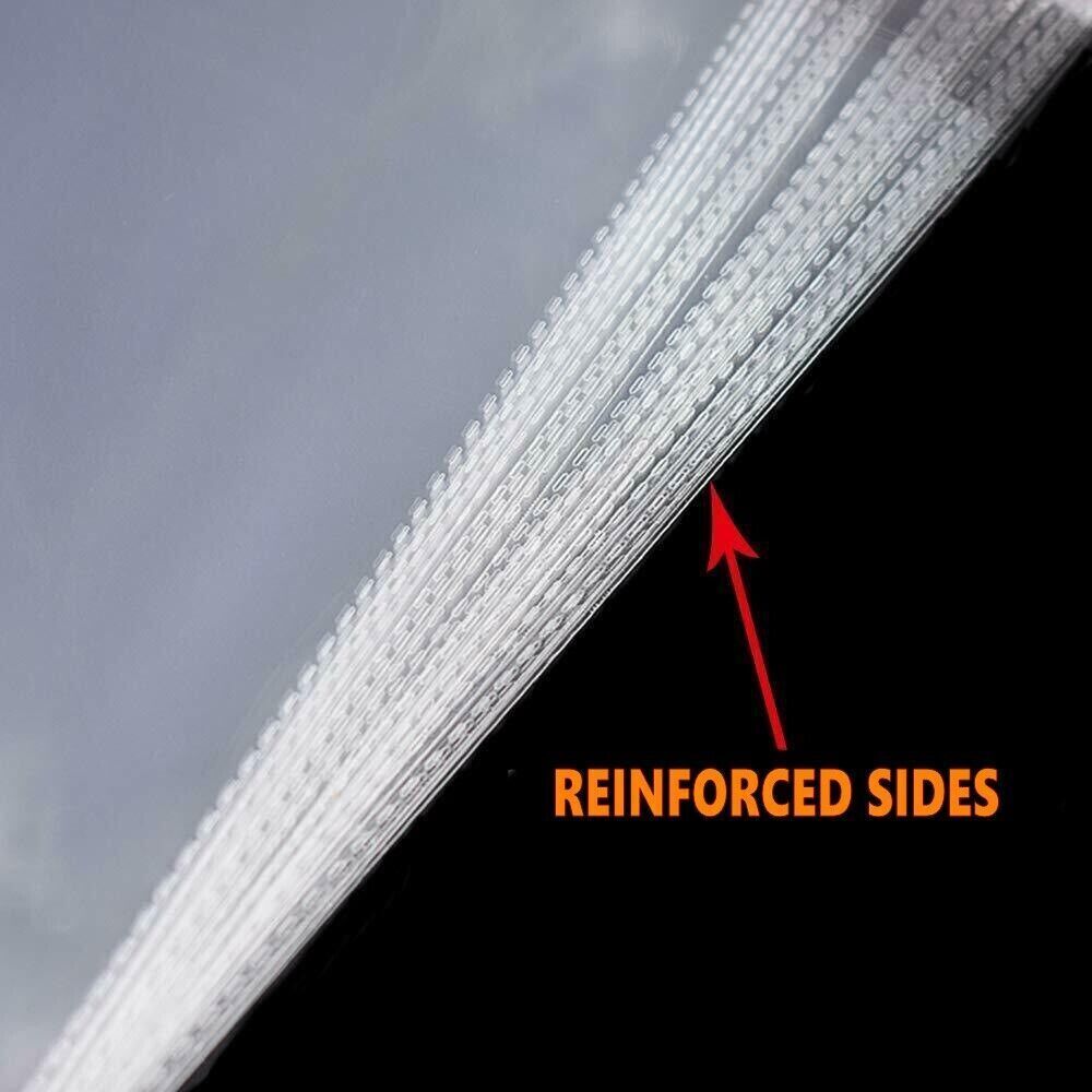 100-500x Clear OPP Poly Bags Transparent OPP Bag Plastic Bags Self Adhesive Seal