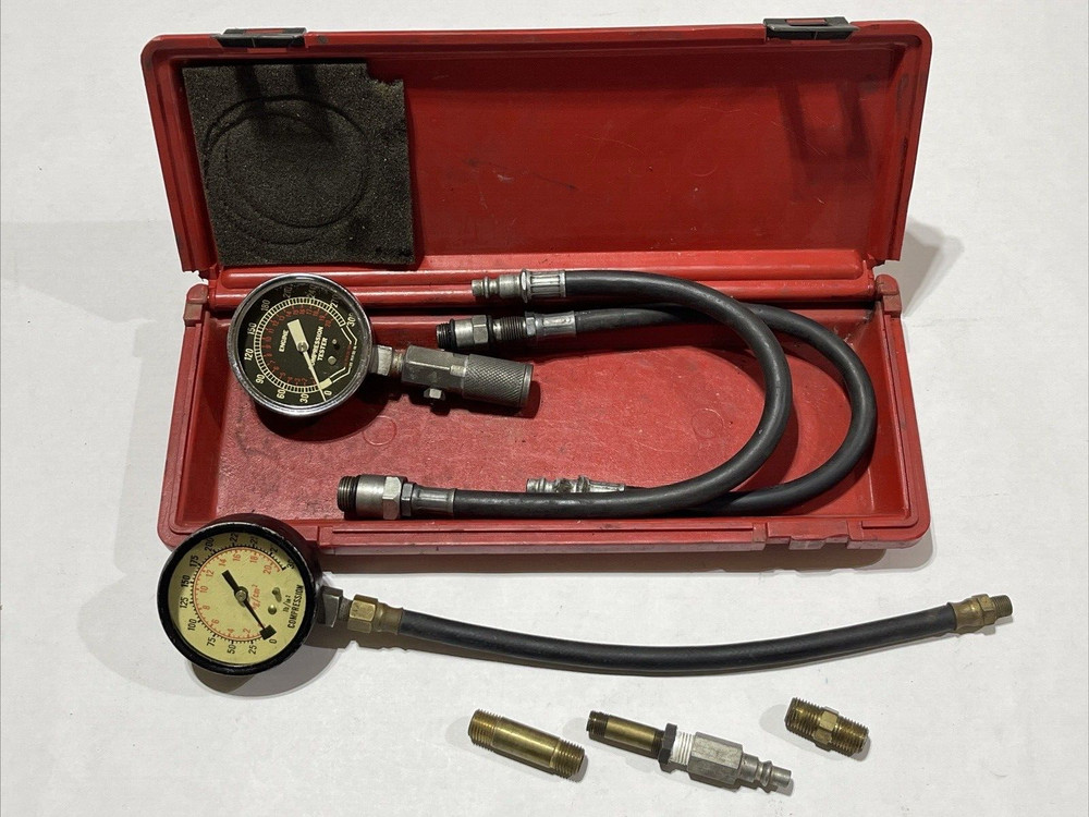 Vintage MAC TOOLS Compression Tester CT3015B with case plus EXTRAS- SEE DETAILS!