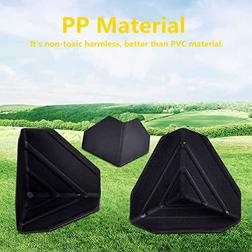 [80 Pack] Shipping Box Corner Protectors Plastic Packaging Edge Protectors ,