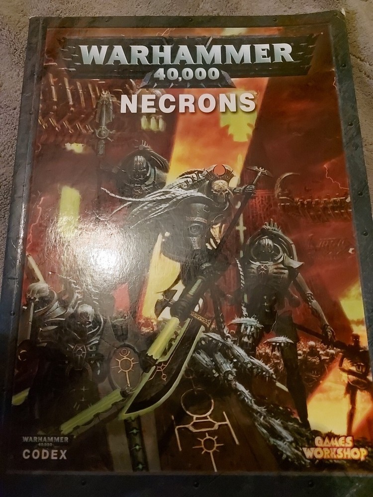 WARHAMMER 40K NECRONS CODEX BOOK GAMES WORKSHOP 2011 PAPERBACK