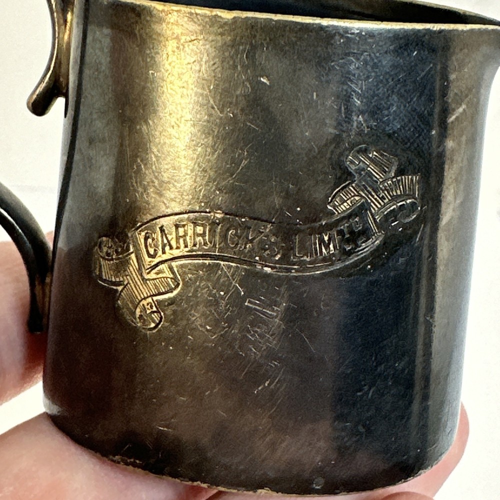 Tiny Silver Plate Pitcher Walker & Hall Sheffield England Carrick's Limtd