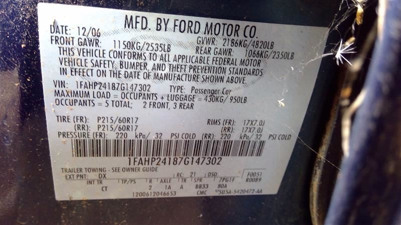 Chassis ECM Multifunction Fits 05-07 FIVE HUNDRED 188042