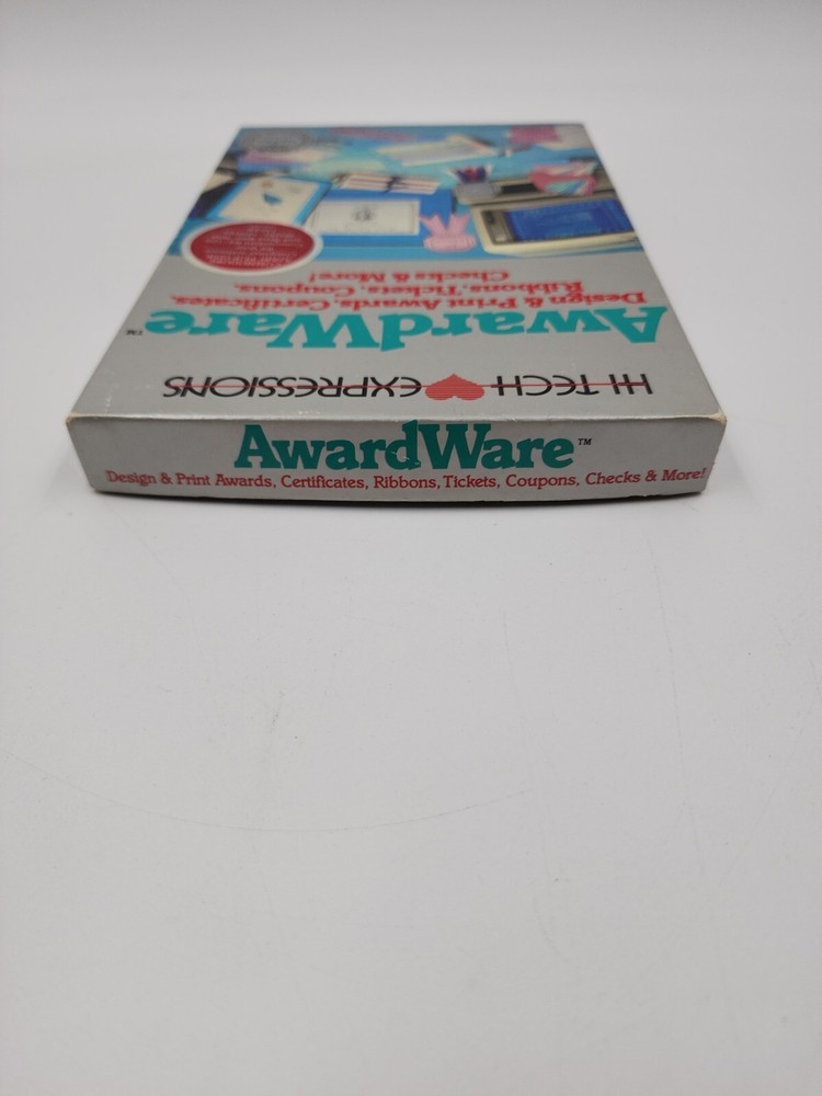 Commodore 64/128 Game Software 1986 Award Ware Hi Tech Expressions Design Print