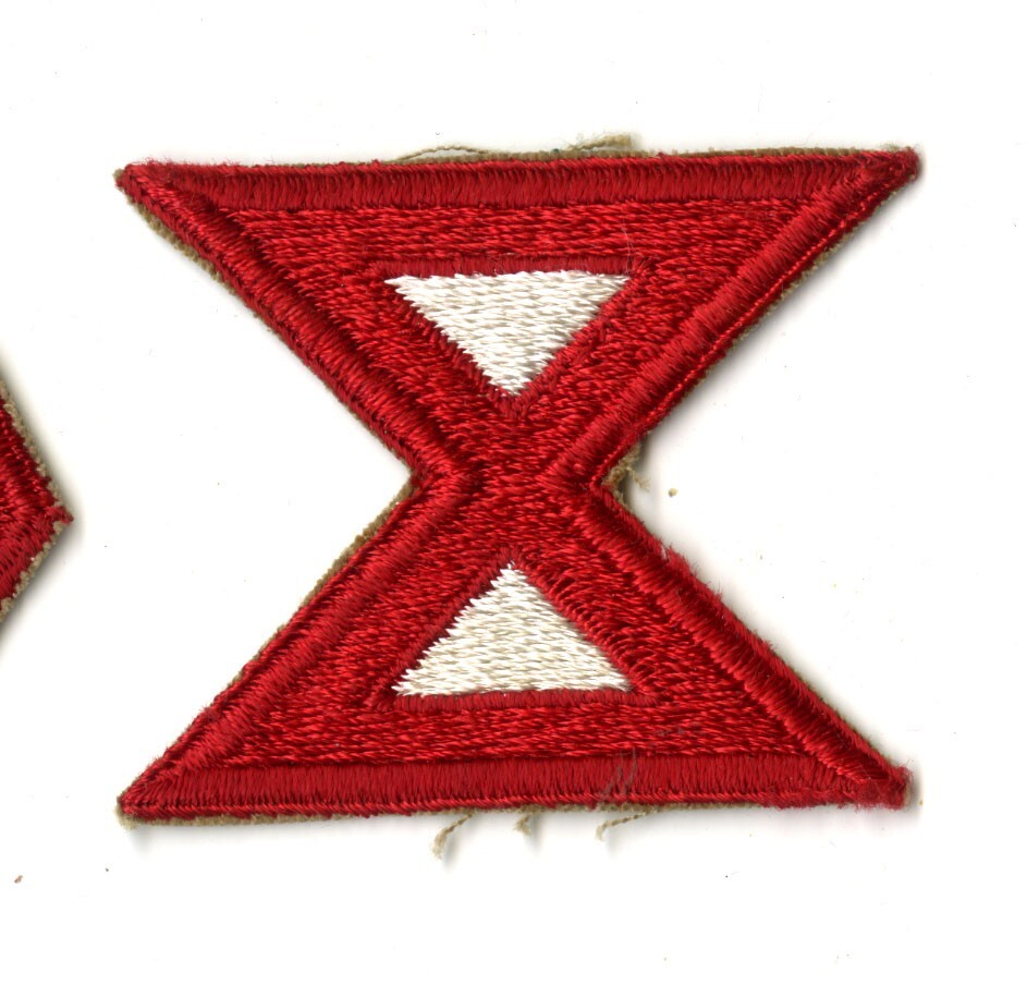 Tenth Army White Back Patch WWII Vintage Okinawa Pacific Buckner