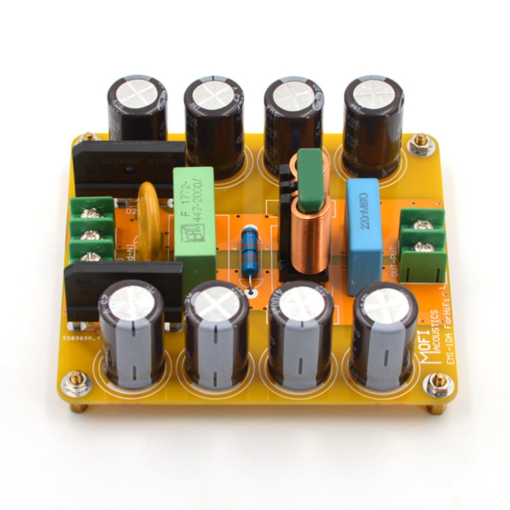 1pc HiFi AC Power Line Single EMI Filter Module 2200W Version 4A Kit DIY