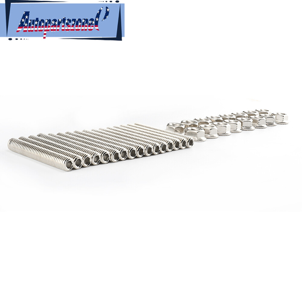 Stainless Steel Bolts Exhaust Manifold Header Stud Kit For Ford F150 4.6/5.4L V8