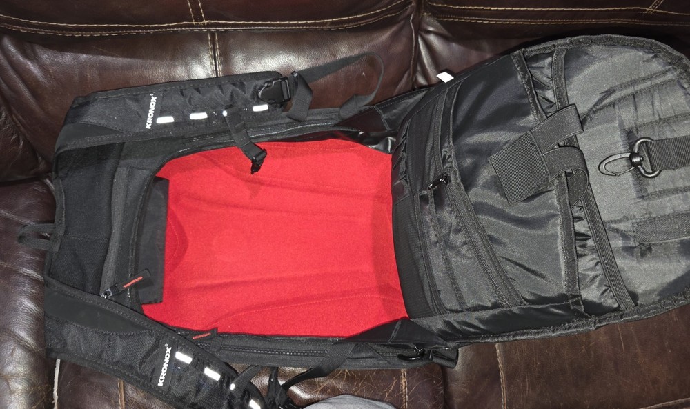 Kronox Motorcycle Backpack | No-Drag Hardshell Helmet Bag