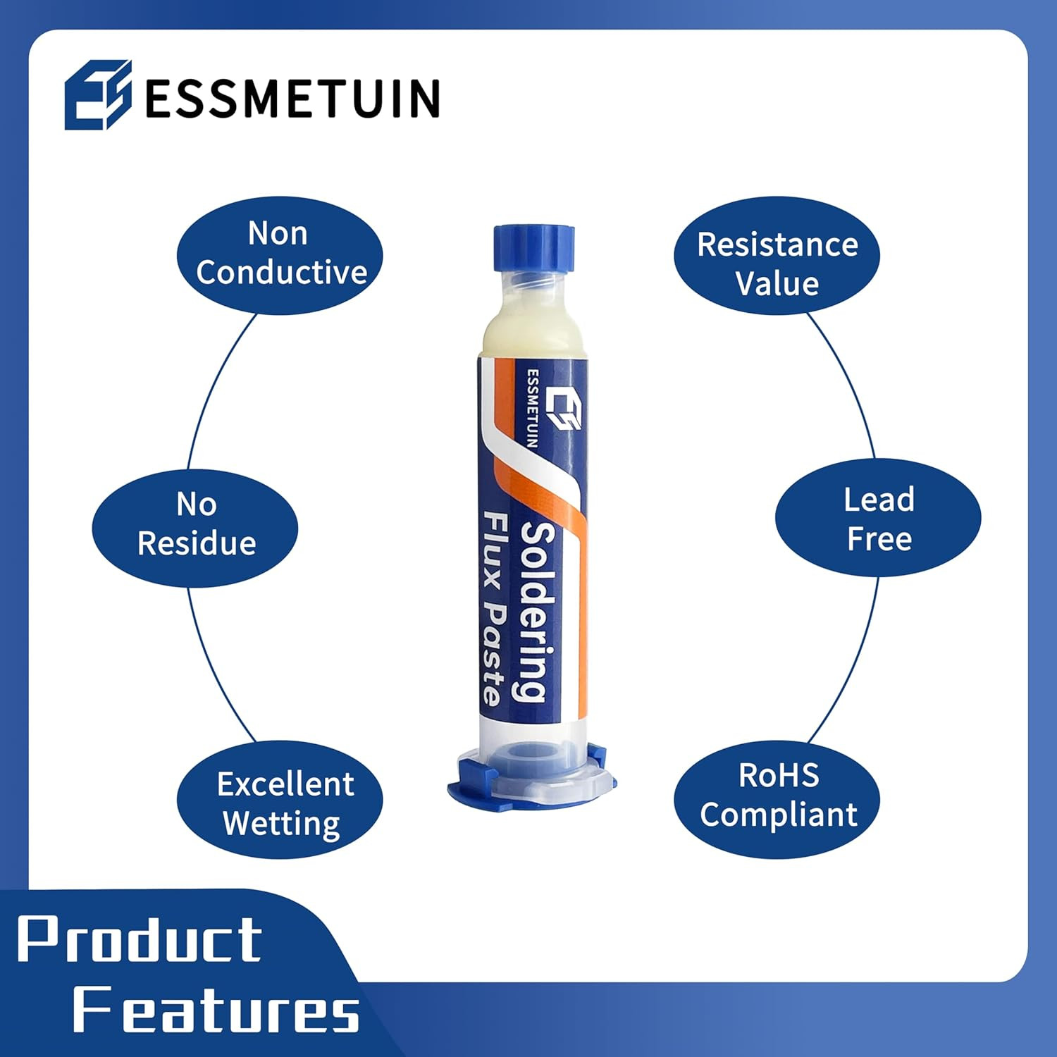 Desoldering Wick and Soldering Flux Paste for Electronics Repair, No Clean...