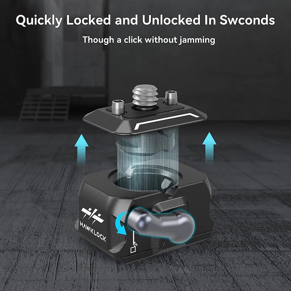 SmallRig Quick Release Plate Drop-in HawkLock Mini Quick Release Camera Mount