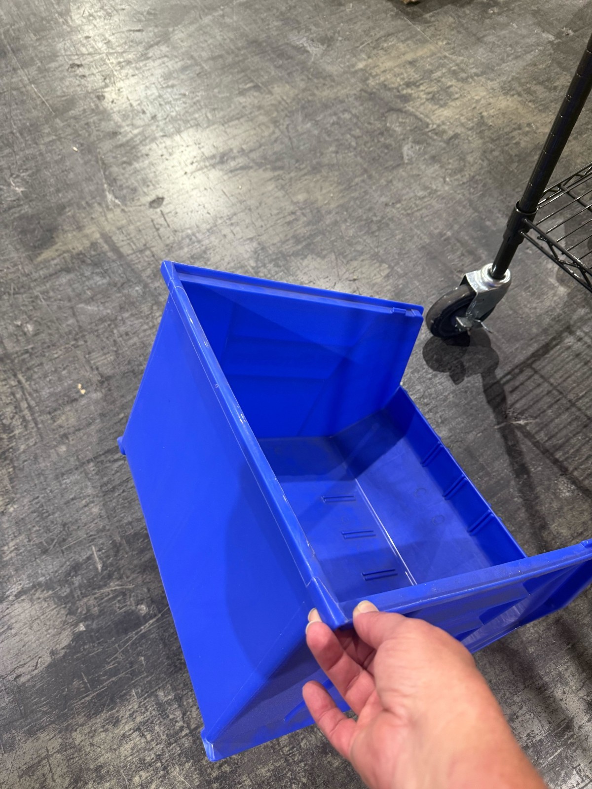 AkroBins Plastic Storage Bin 18 x 16.5 x 11 Used Organizer