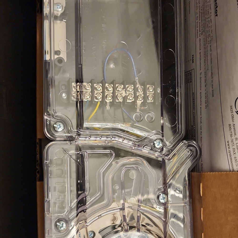 System Sensor DNR Intelligent Non-Relay Duct Smoke Detector Remote Test Capable