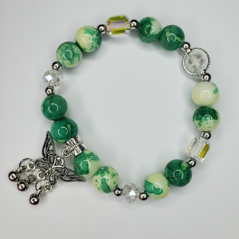Hand crafted artisan unique gemstone bracelet