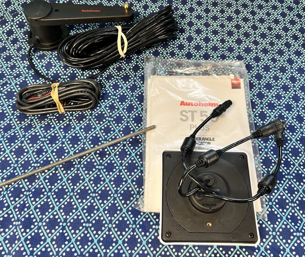 Autohelm ST50 Rudder Angle Indicator Display Reference Transducer Unit Raymarine
