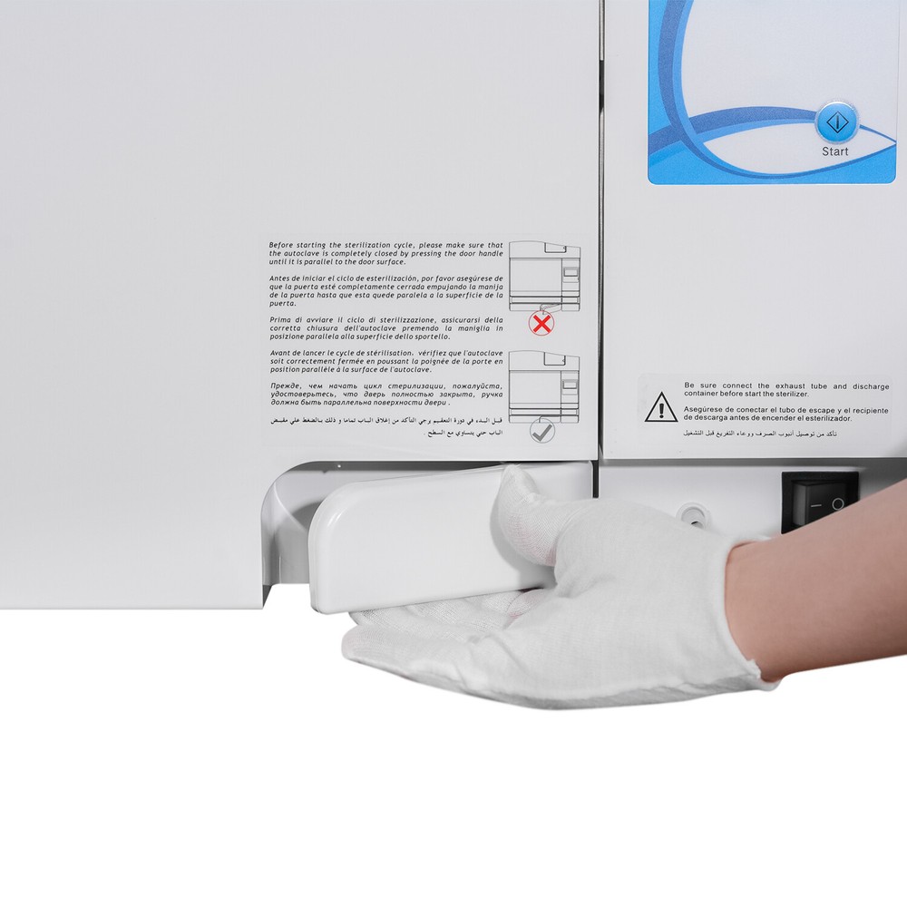 23L Automatic Dental Autoclave Steam Sterilizer Class N with Drying Function