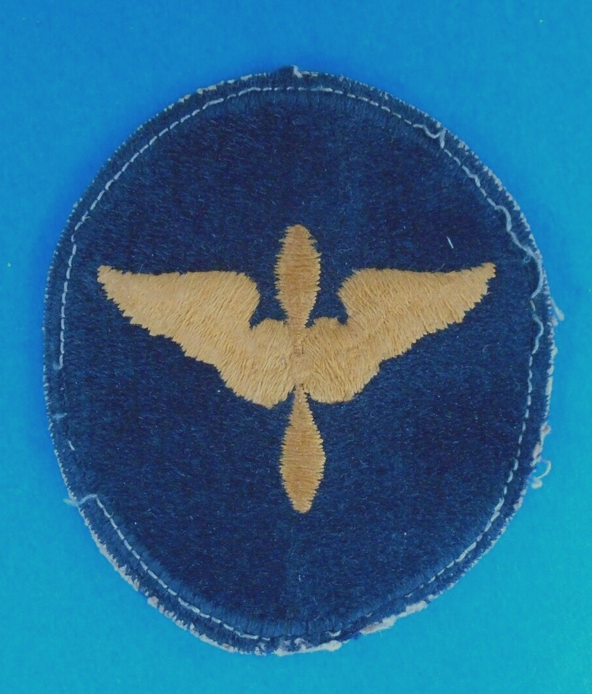 US Air Forces aviation cadet patch, black oval