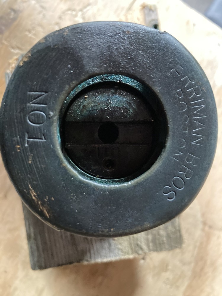 Classic bronze halyard winches.