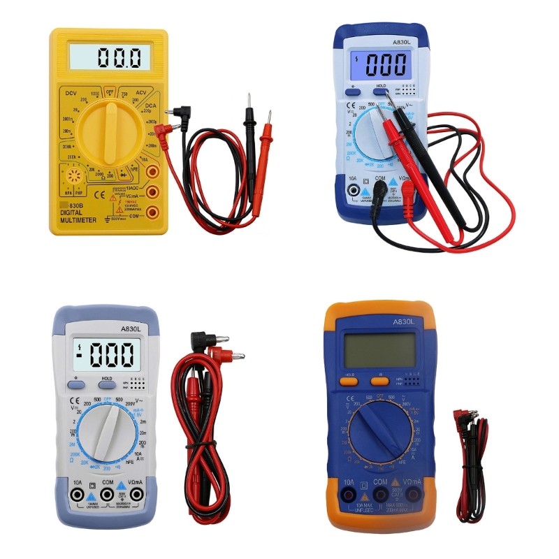 Digital Multimeter Continuitys Voltmeter Resistance Ohm Meter Diagnostics Tool