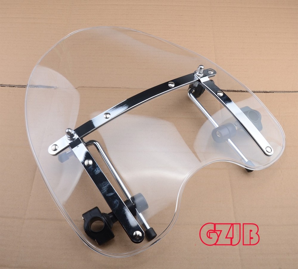 Clear Windscreen Windshield For Harley Davidson Dyna Roadster Softail Sportster