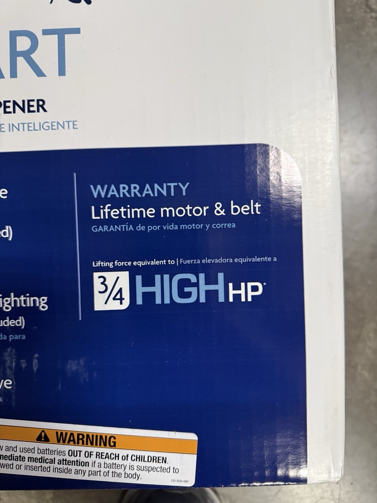 Chamberlain Garage Door Opener 3/4 HP B4505T, Quiet Drive Belt, with MYQ