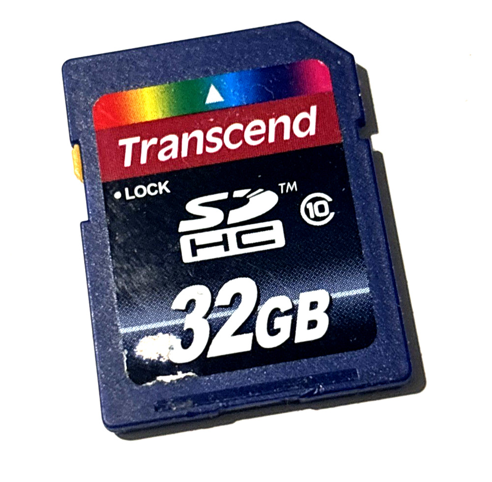 Transcend 32 GB SD SDHC Flash Memory Card