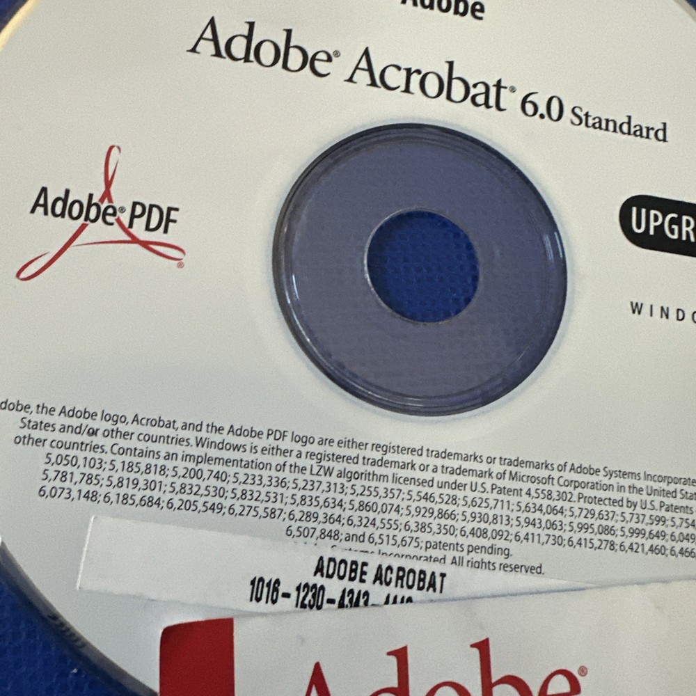Adobe Acrobat 6.0 Standard for Windows PC