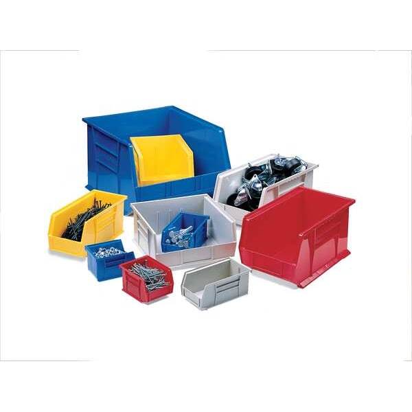 Akro-Mils 30220Stone Hang & Stack Storage Bin, Plastic, 4 1/8 In W, 3 In H, 7