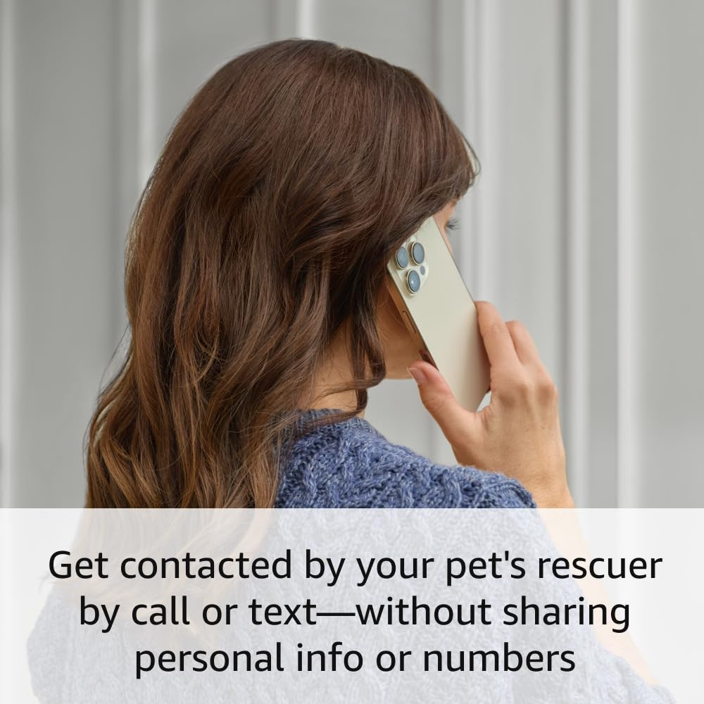 Ring Pet Tag | Easy-To-Use Tag with QR Code | Real-Time Scan Alerts | Shareable