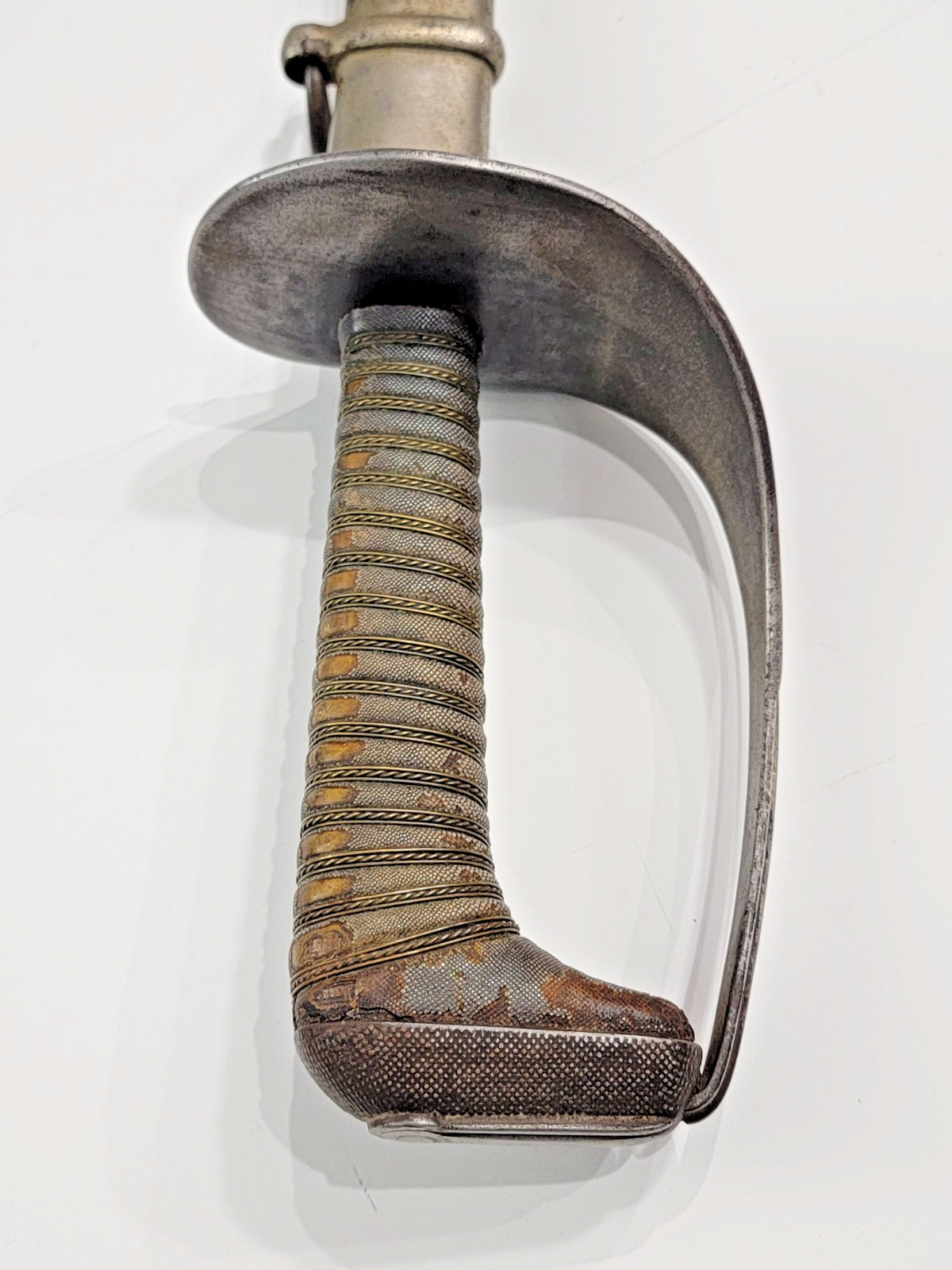 WWI US 1906 Experimental M1905 Ames AS Co Sword Officer Steel Scabbard