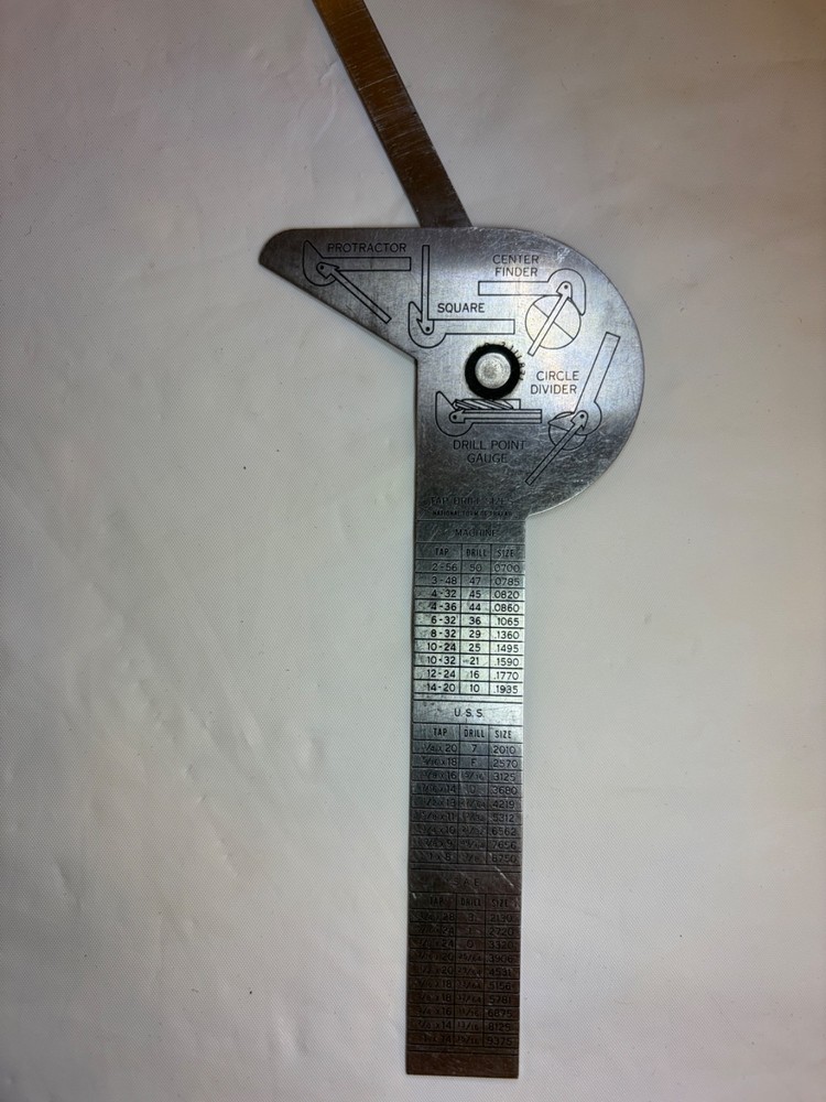 Craftsman 9-4026 Machinist Protractor Square