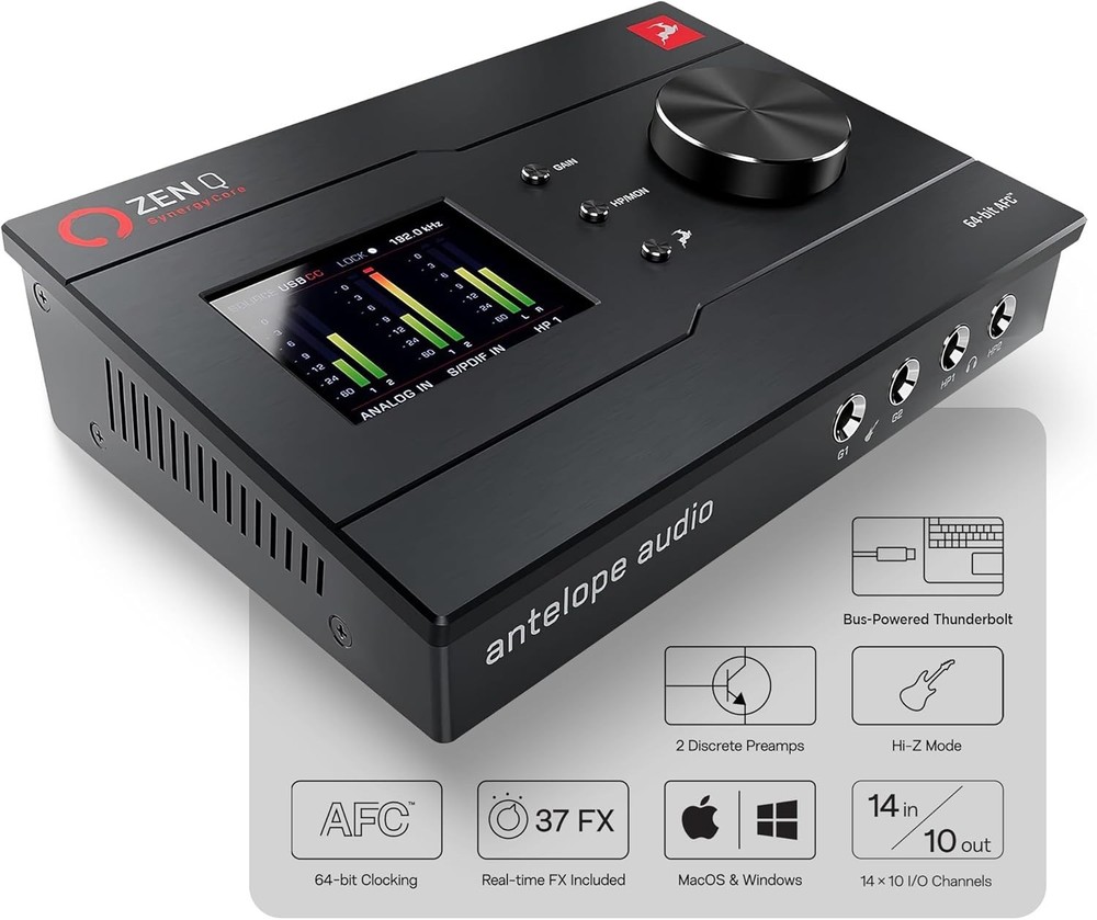 Antelope Audio Zen Q Synergy Core Thunderbolt Audio Interface