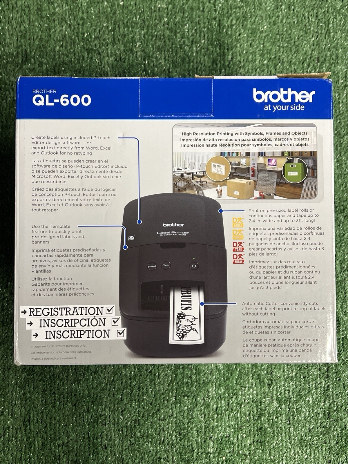 Brother QL-600 Economic Desktop Label Printer Automatic Cutter
