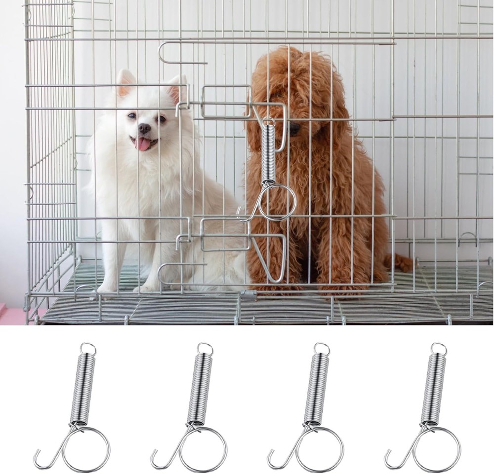 High-Quality Galvanized Metal Cage Hooks - 10-Pack for Easy Installation