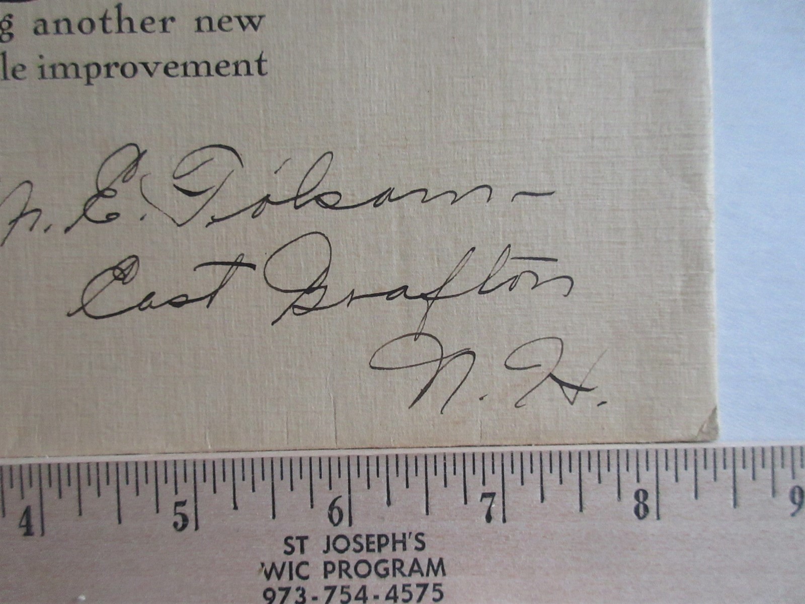 1912 vintage Bissell's large envelope Bissell's Offen Easter