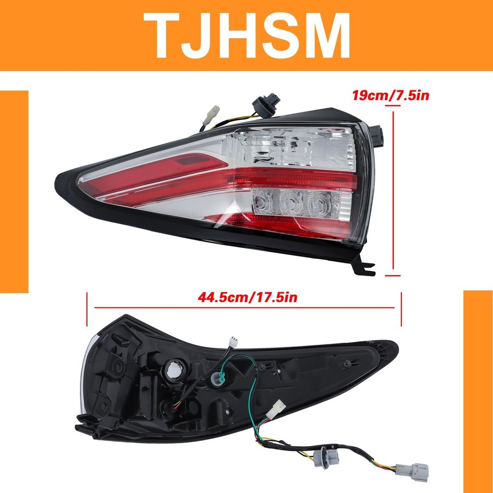 LH Tail Light Assembly Replacement for Murano 2015-2018 Left Side Tail Lamp