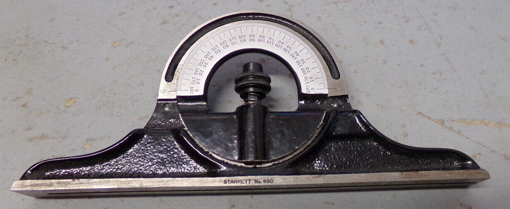 Starrett No. 490 CPR-1224S Combination Square Protractor
