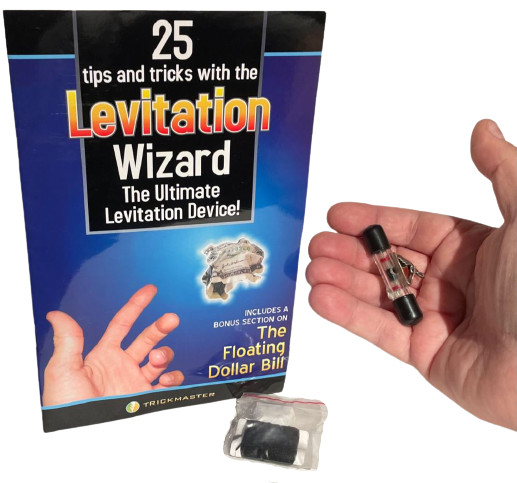 LEVITATION WIZARD DEVICE 25 Magic Tricks Kit ITR Invisible Floating Thread Bill